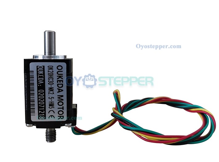 Oukeda Hollow Shaft NEMA8 Stepper Motor 1.8 Deg 1.8Ncm(2.55oz.in) for Placement Machine